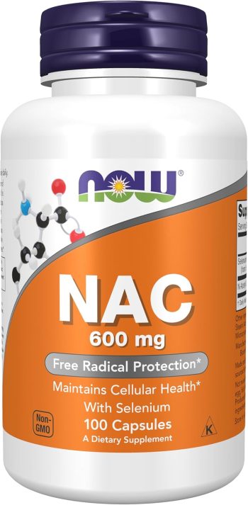 NAC (N-Acetyl Cysteine) 600 mg (NOW),100 Capsules