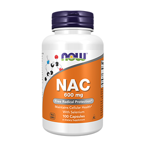 NAC (N-Acetyl Cysteine) 600 mg (NOW),100 Capsules