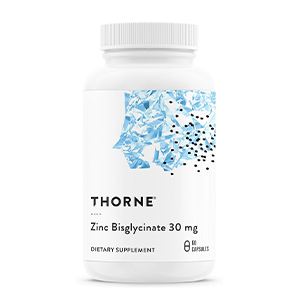 Zinc Bisglycinate (Thorne), 30mg, 60 capsules