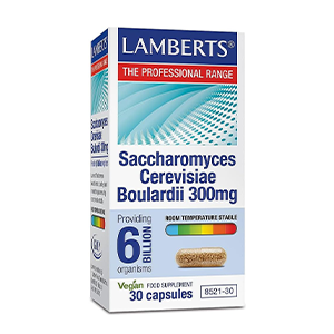 Saccharomyces Cervisiae Boulardii 300mg (Lamberts), 30 capsules