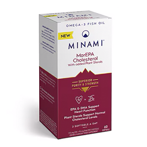 Omega 3 MorEPA Cholesterol (Minami), 60 capsules