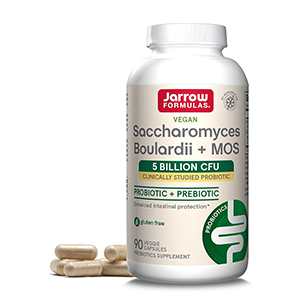 Saccharomyces Boulardii + MOS 5 Billion CFU (Jarrow), 90 capsules