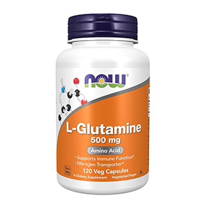 L-Glutamine 500mg (NOW), 120 capsules