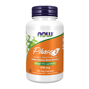 Phase 2, 500mg (Now), 120 capsules