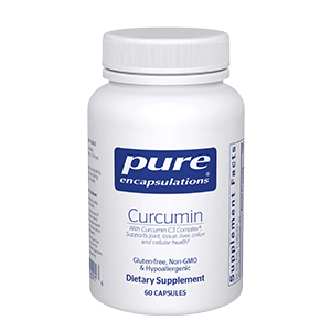 Curcumin 500mg (Pure encapsulations), 60 capsules