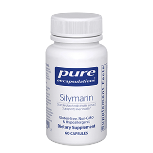 Silymarine Milk Thistle extract (Pure encapsulations), 60 capsules
