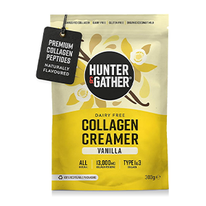 Collagen Creamer, type 1 & 3, Vanilla, (Hunter and Gather), 300g