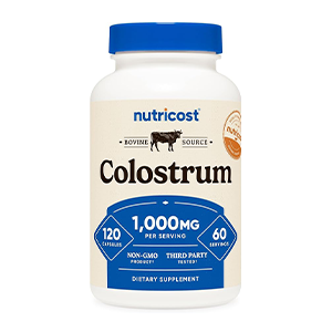 Colostrum 1,000 mg  (Nutricost), 120 capsules